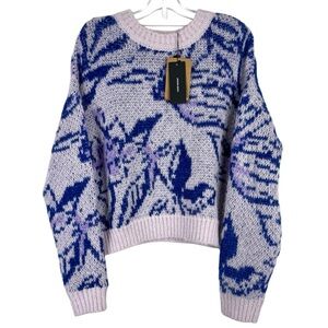 VERO MODA Lulu NEW Cozy Sweater Lavender Fog Sodalite Size L NEW With Tag